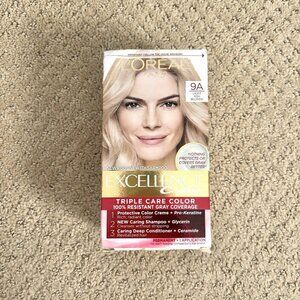 NEW  L’Oréal Excellence Creme Permanent Hair Color Dye 9A Light Ash Blonde